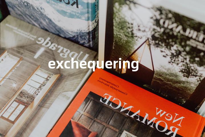 exchequering单词图解，单词释义场景配图