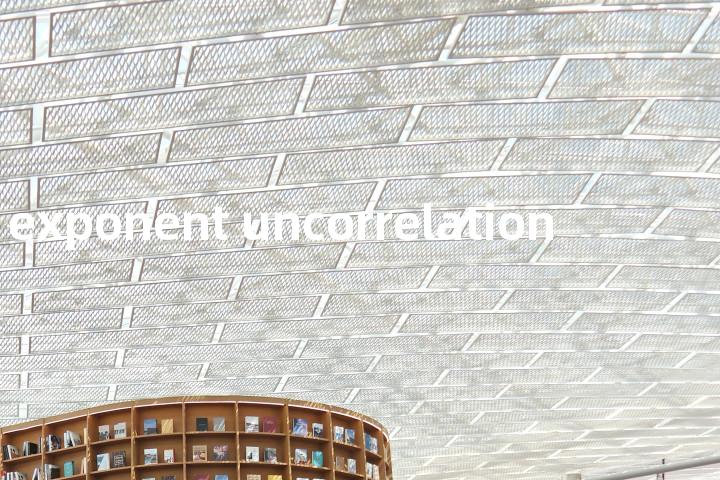 exponent uncorrelation单词图解，单词释义场景配图
