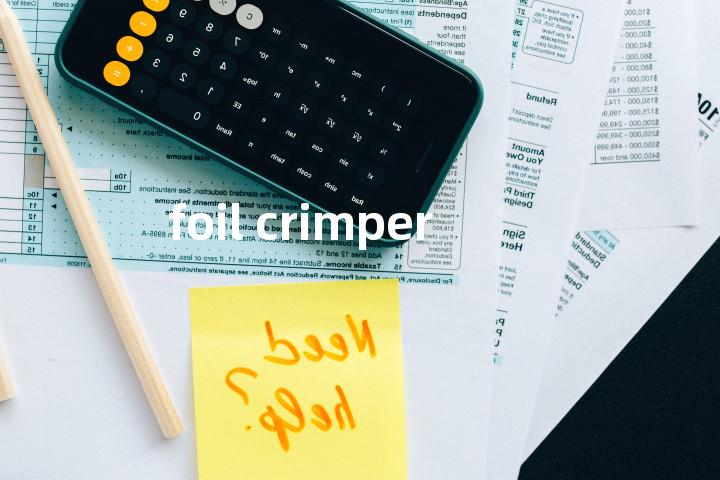 foil crimper单词图解，单词释义场景配图