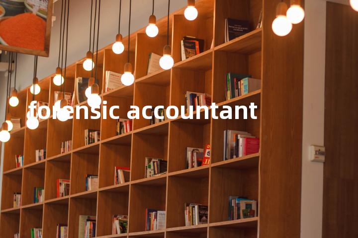 forensic accountant单词图解，单词释义场景配图