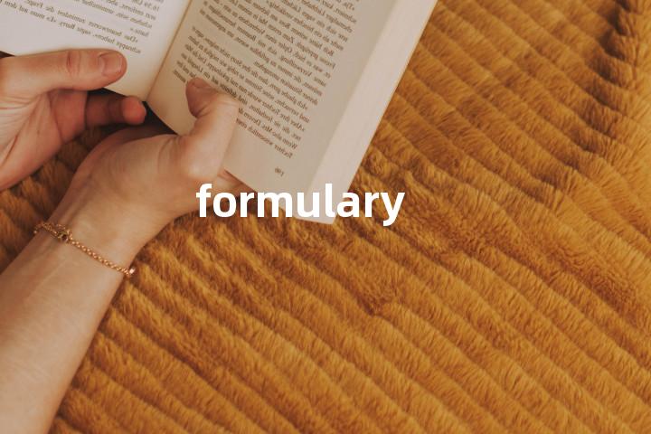 formulary