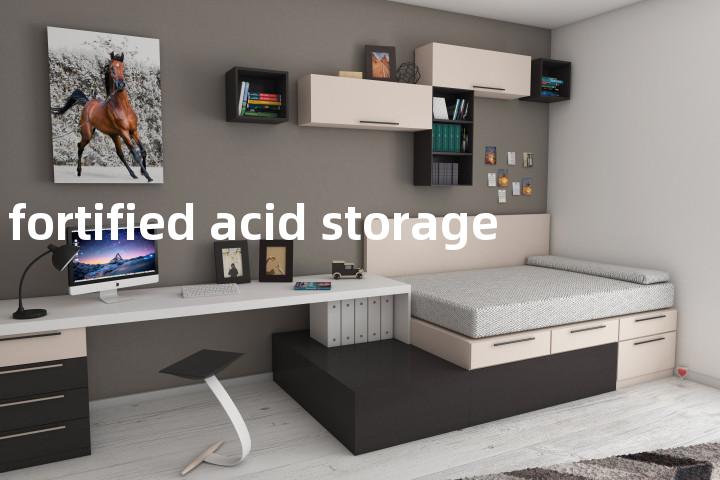 fortified acid storage单词图解，单词释义场景配图