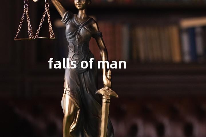 falls of man单词图解，单词释义场景配图
