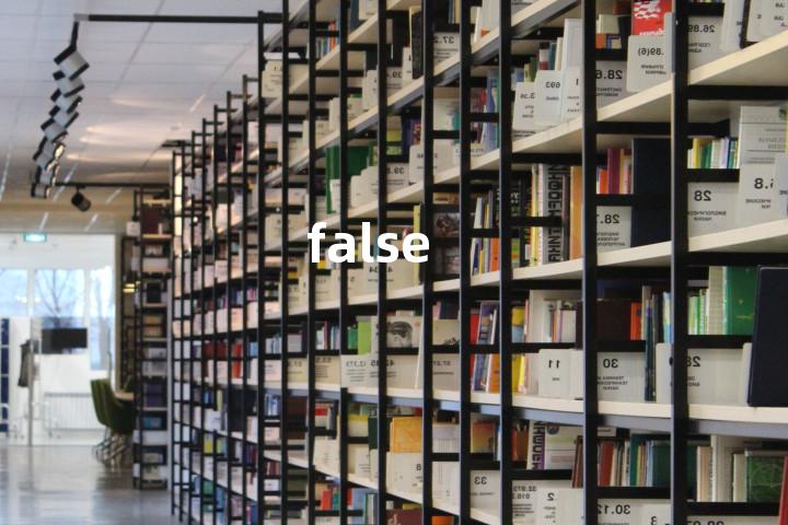 false