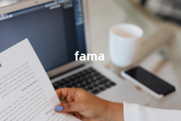 fama单词图解，单词释义场景配图