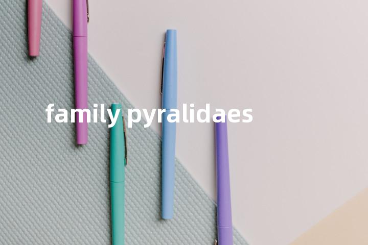 family pyralidaes单词图解，单词释义场景配图
