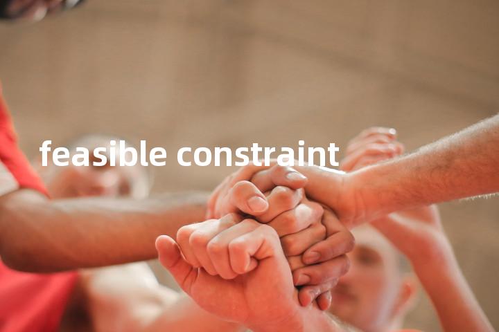 feasible constraint单词图解，单词释义场景配图