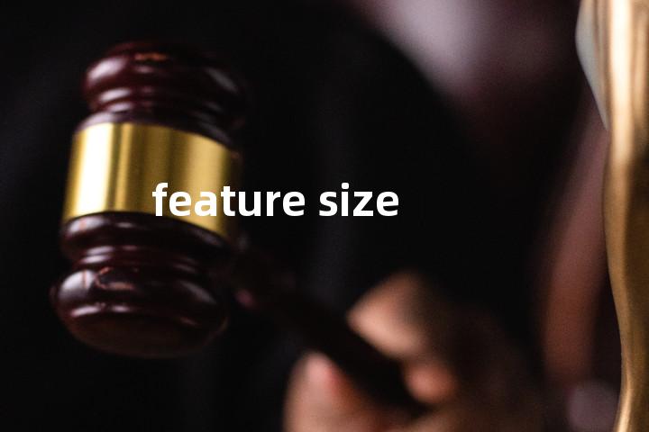 feature size单词图解，单词释义场景配图