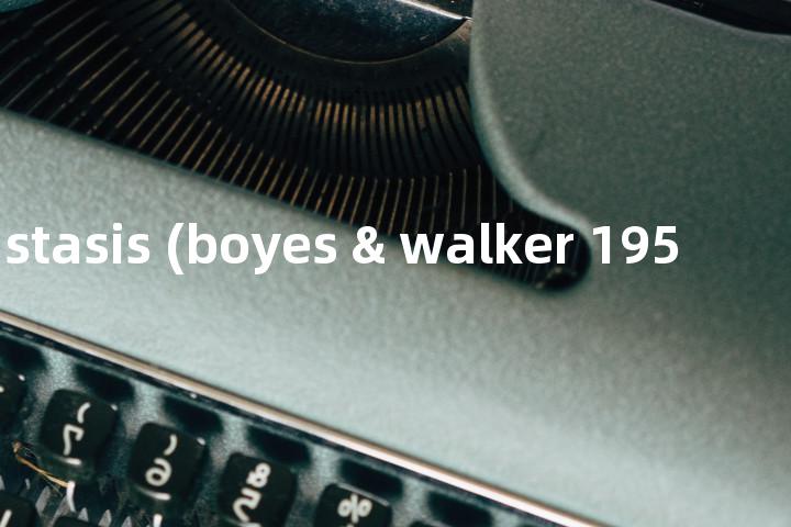 fertilization stasis (boyes & walker 1954)单词图解，单词释义场景配图