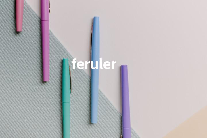 feruler单词图解，单词释义场景配图