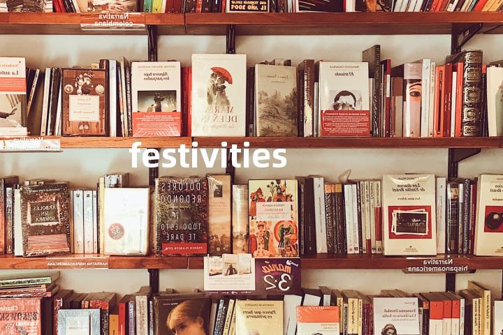 festivities单词图解，单词释义场景配图