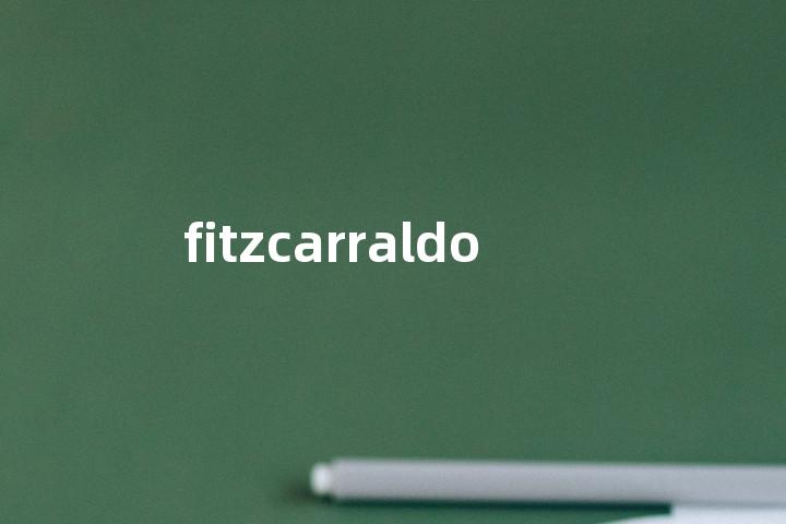 fitzcarraldo单词图解，单词释义场景配图