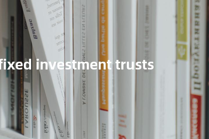 fixed investment trusts单词图解，单词释义场景配图