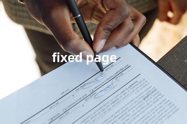 fixed page单词图解，单词释义场景配图