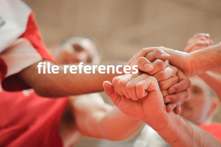 file references单词图解，单词释义场景配图