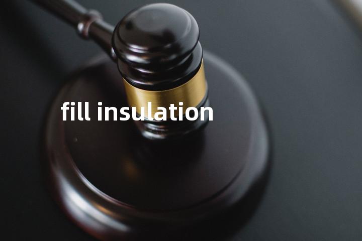 fill insulation单词图解，单词释义场景配图