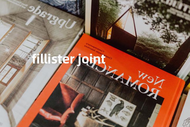 fillister joint单词图解，单词释义场景配图