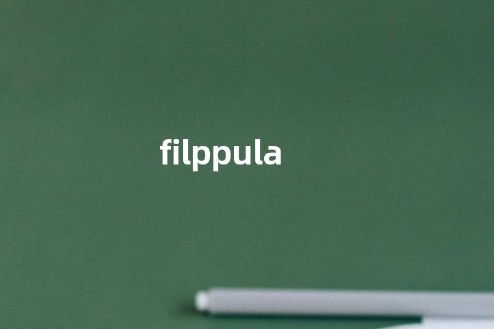 filppula单词图解，单词释义场景配图