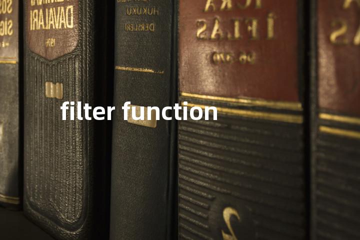 filter function单词图解，单词释义场景配图