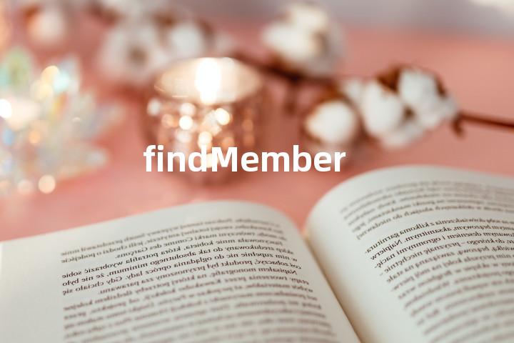 findMember单词图解，单词释义场景配图