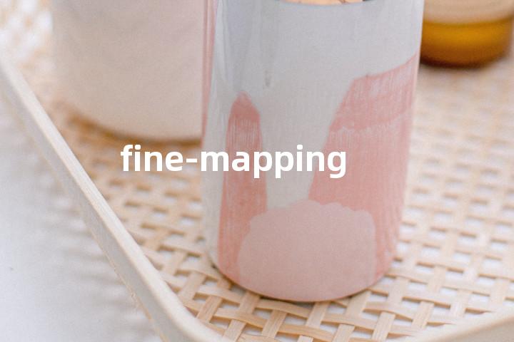 fine-mapping单词图解，单词释义场景配图