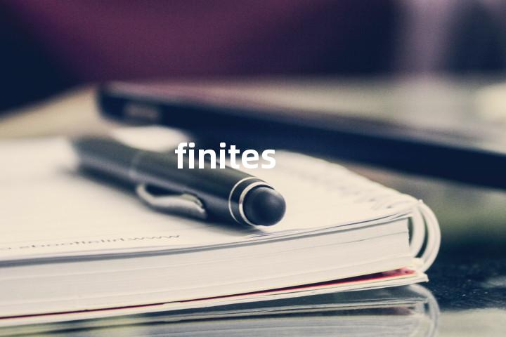 finites单词图解，单词释义场景配图