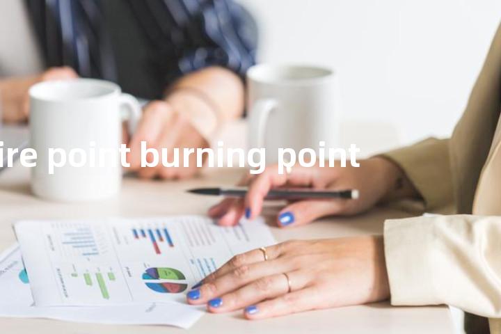 fire point burning point单词图解，单词释义场景配图