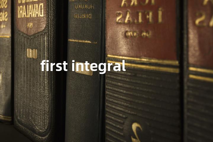first integral单词图解，单词释义场景配图