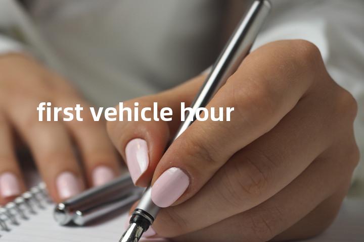 first vehicle hour单词图解，单词释义场景配图