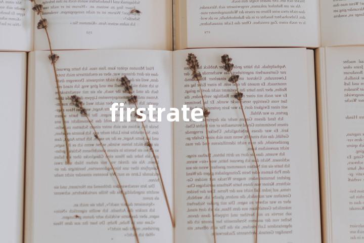 firstrate单词图解，单词释义场景配图