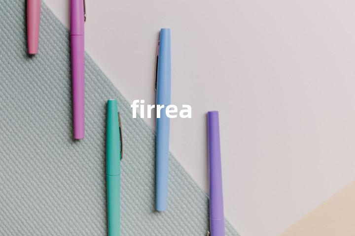 firrea单词图解，单词释义场景配图