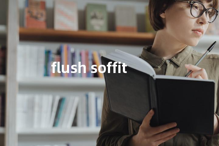 flush soffit单词图解，单词释义场景配图