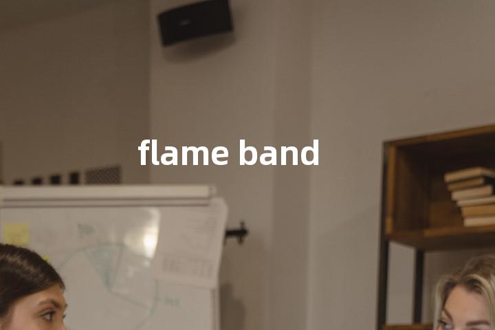 flame band单词图解，单词释义场景配图