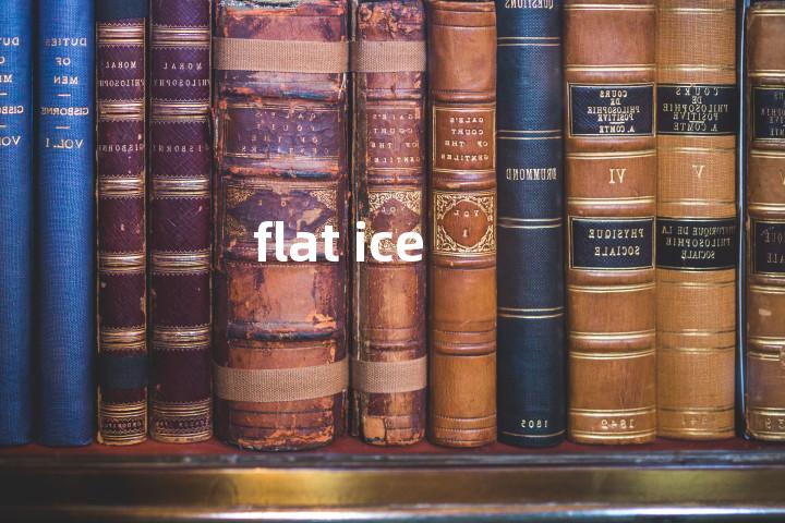 flat ice单词图解，单词释义场景配图
