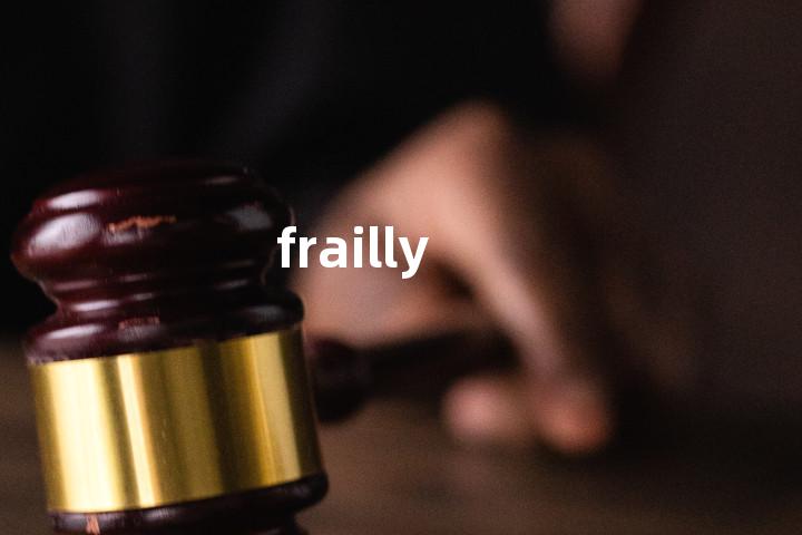 frailly单词图解，单词释义场景配图