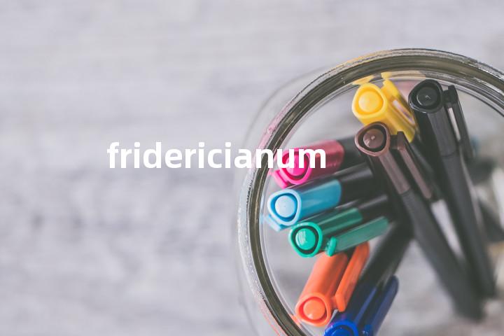 fridericianum单词图解，单词释义场景配图