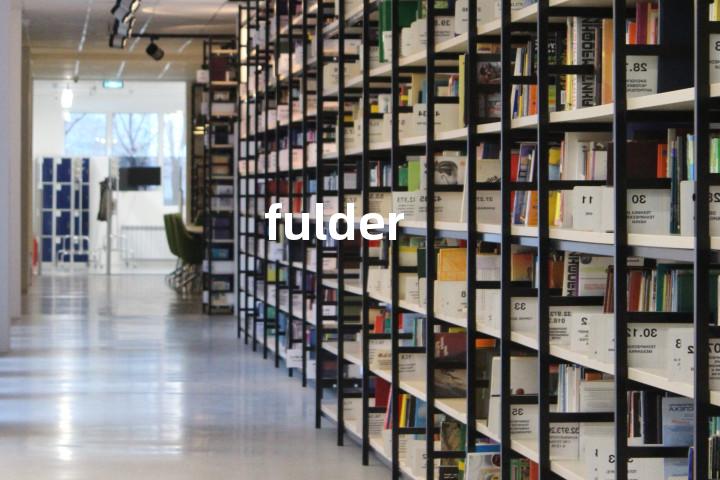 fulder单词图解，单词释义场景配图