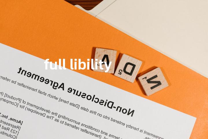 full libility单词图解，单词释义场景配图