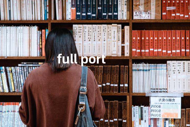full port单词图解，单词释义场景配图