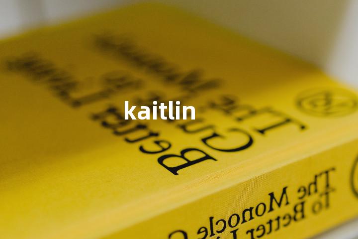 kaitlin单词图解，单词释义场景配图