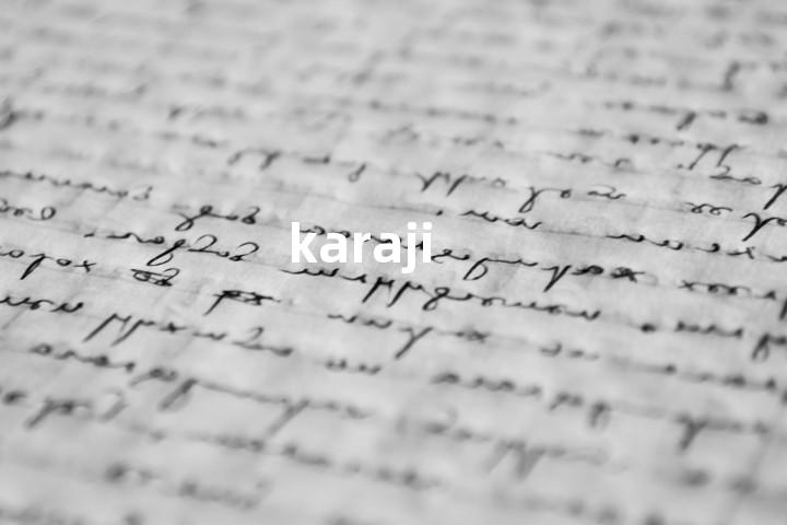 karaji单词图解，单词释义场景配图