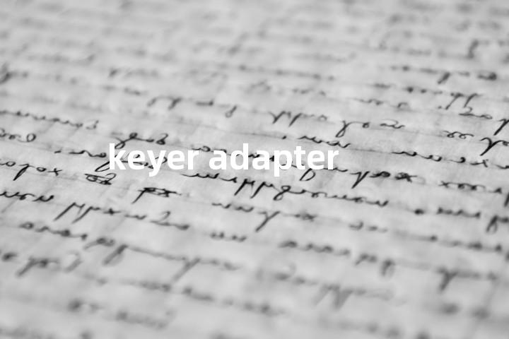 keyer adapter单词图解，单词释义场景配图