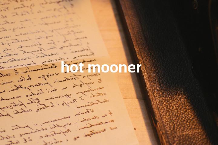 hot mooner单词图解，单词释义场景配图