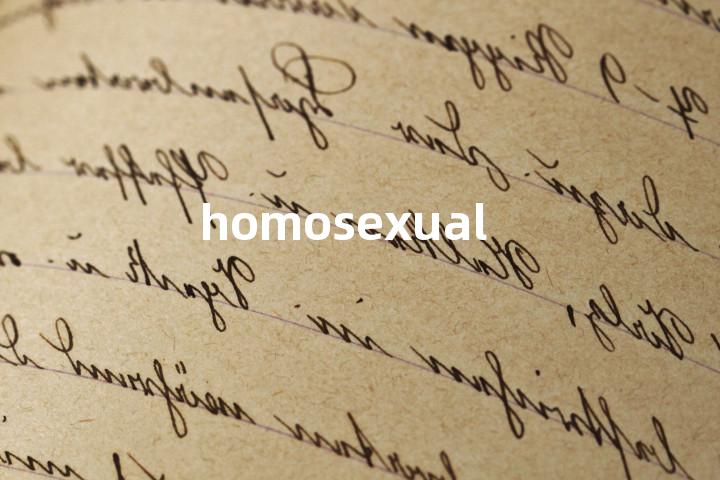 homosexual