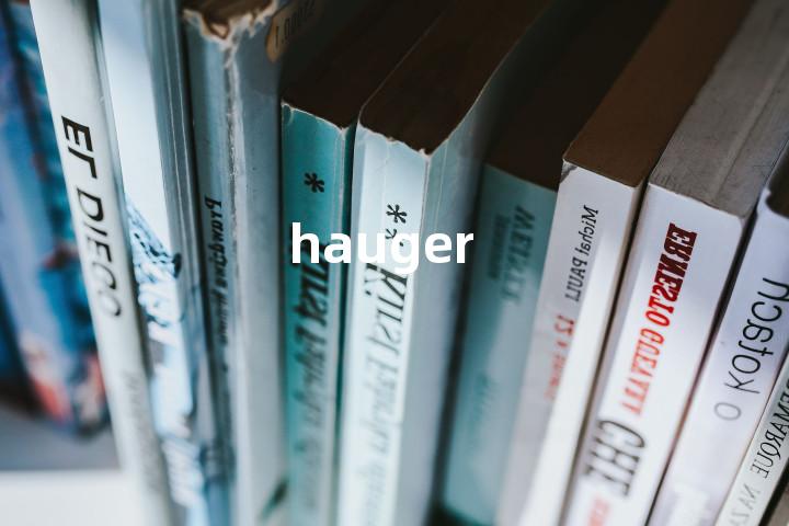 hauger单词图解，单词释义场景配图