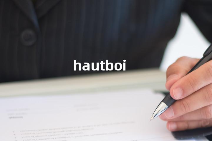 hautboi单词图解，单词释义场景配图