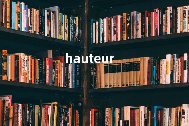 hauteur
