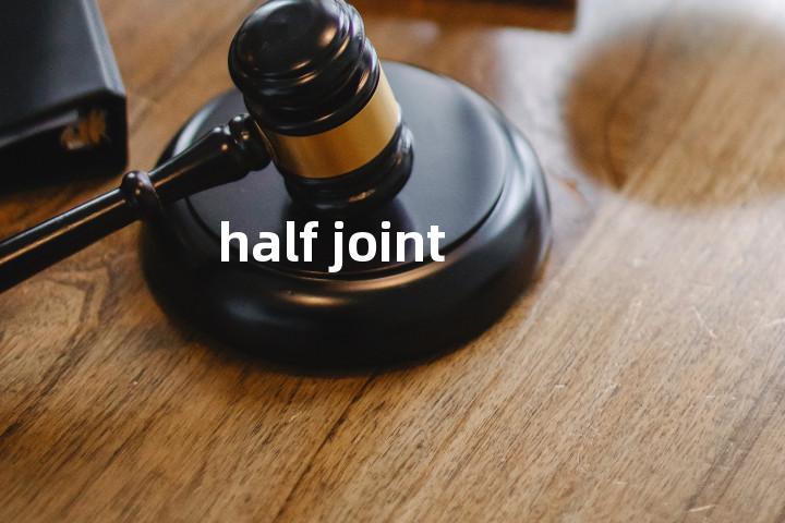 half joint单词图解，单词释义场景配图