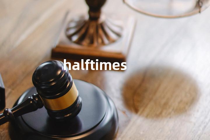 halftimes单词图解，单词释义场景配图