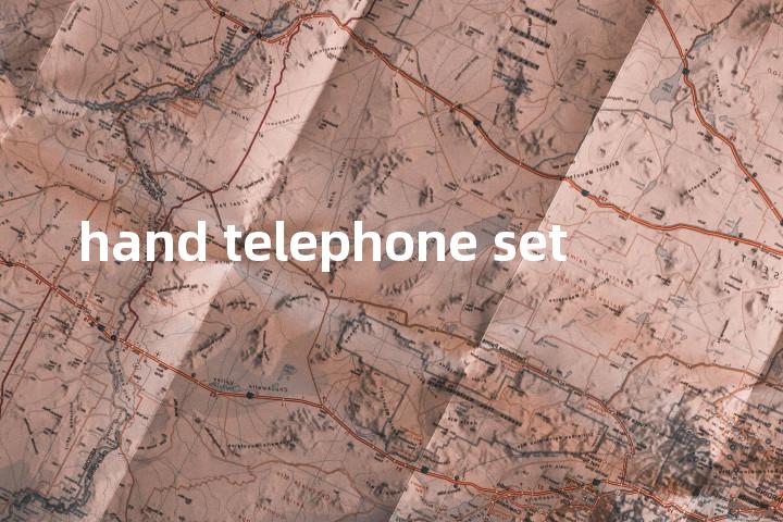 hand telephone set单词图解，单词释义场景配图